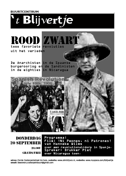 Rood Zwart, twee favoriete revoluties uit het verleden Rood Zwart, twee favoriete revoluties uit het verleden
