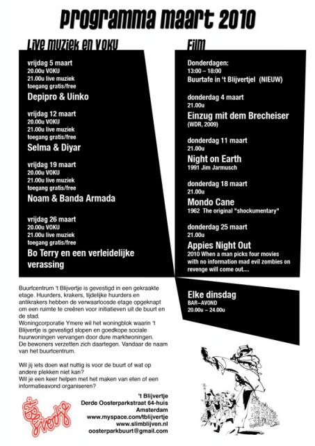 Programma maart 2010