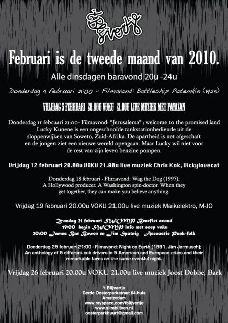 Programma februari 2010 Programma februari 2010